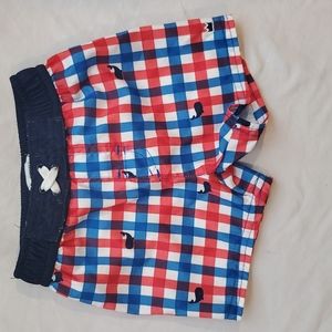 🌟3/$10 12mo Crown & ivy swim trunks